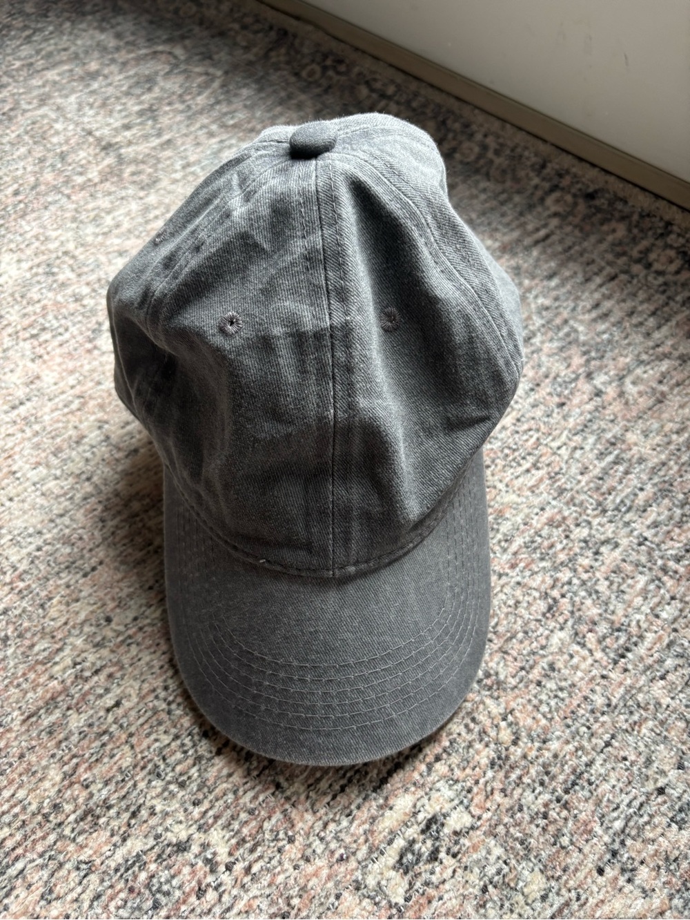 Plain blue baseball cap - women’s
